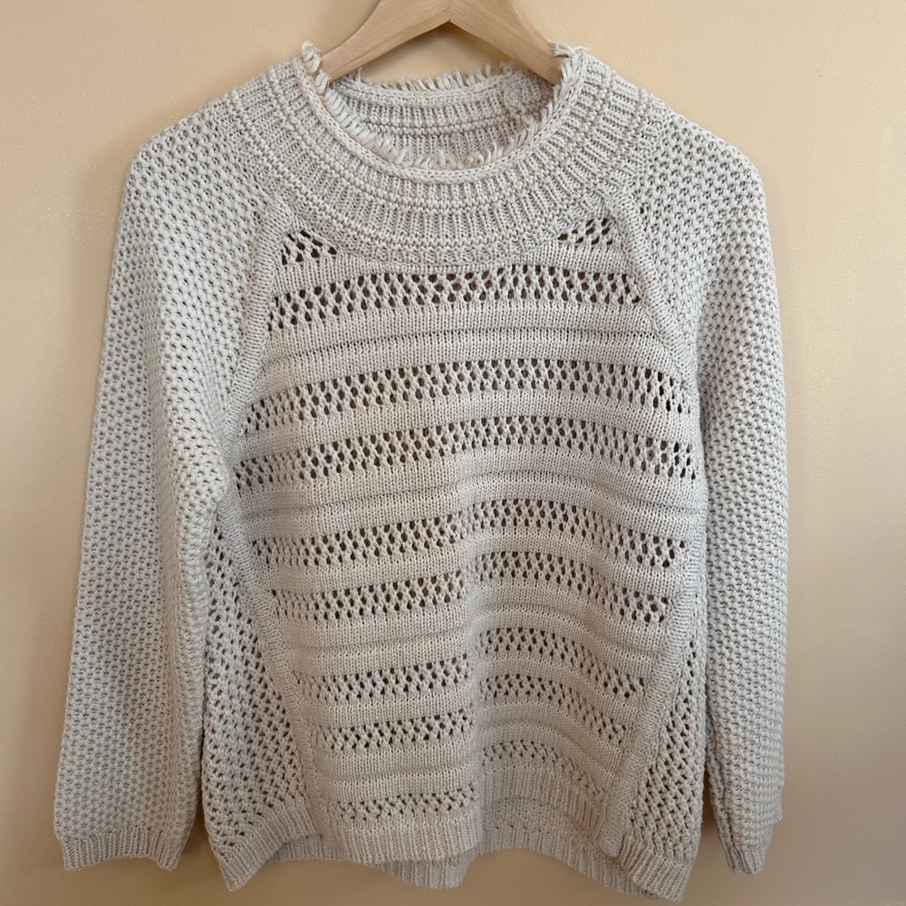 Rebecca Taylor knitwear sweater beige size small - Picture 3 of 4